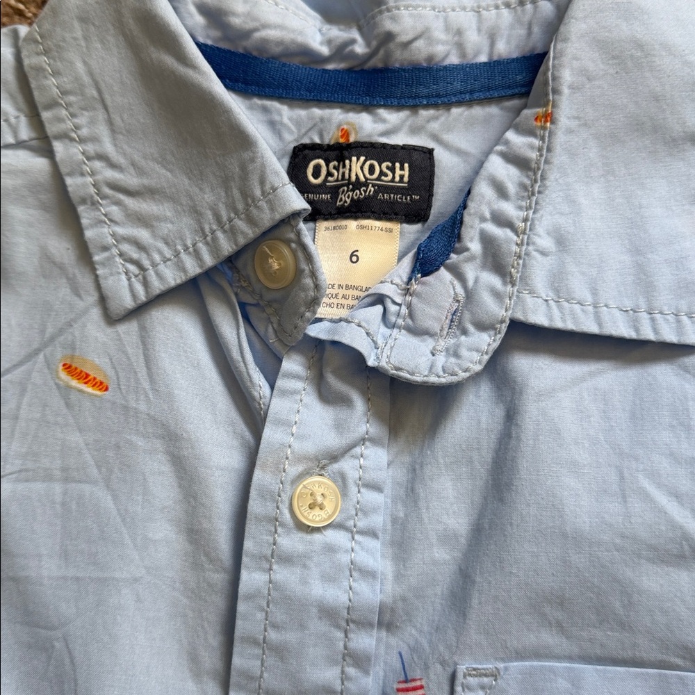 OshKosh Button Up 🧨 🌭 - Picture 2 of 2